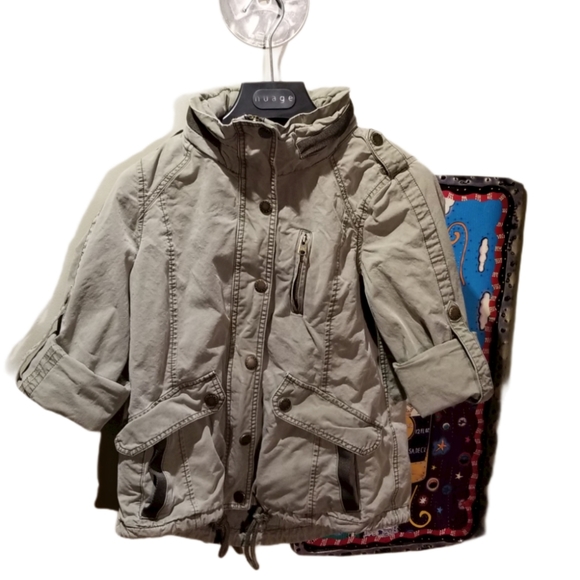 GARAGE Wmns Khaki Cargo Jacket (Size XS) - Picture 8 of 15